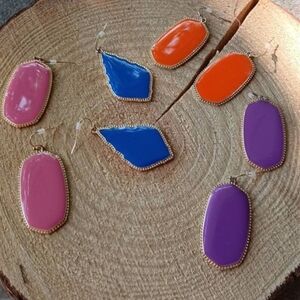 Vibrant Multicolor Dangle Earrings Bundle